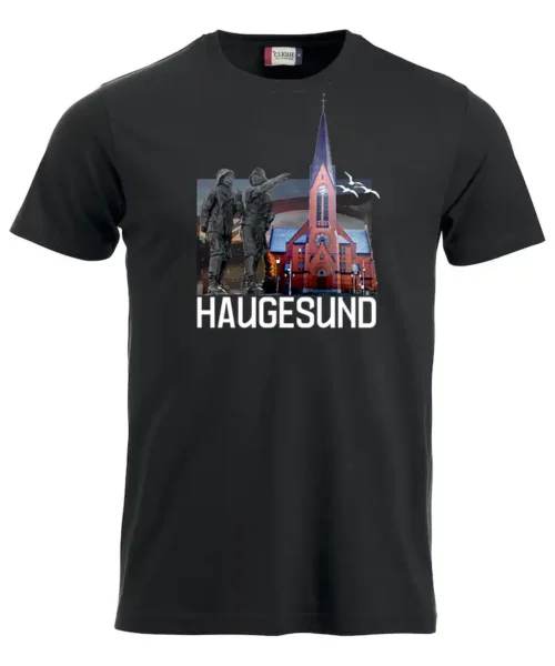 Haugesund sentrum t skjorte sort